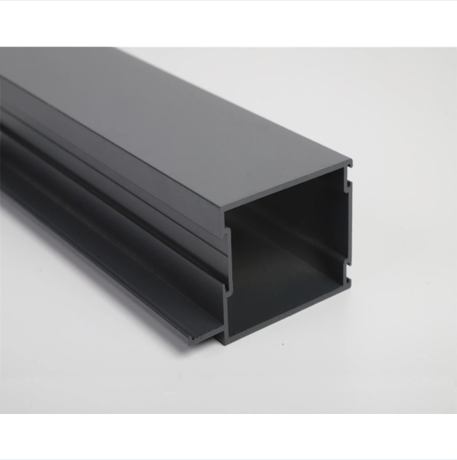 Extrusion adaptée aux besoins du client de revêtement de poudre de profil en aluminium de porte coulissante de voie