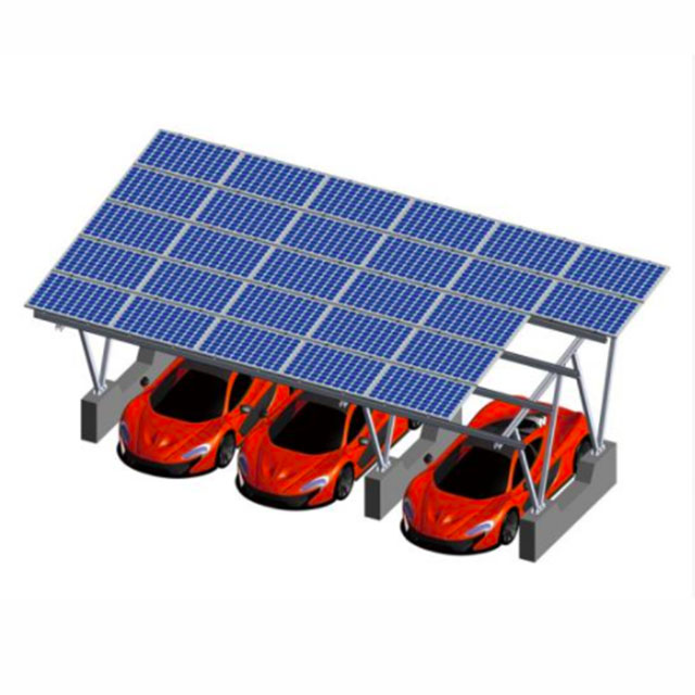 Système de montage solaire en aluminium réglable pour le sol du toit
