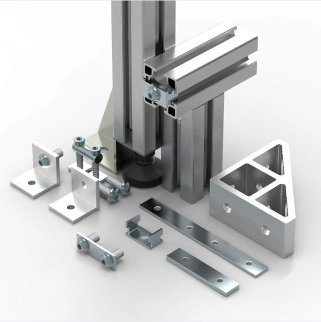 Profil de l'extrusion d'aluminium industriel de la taille variable