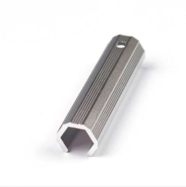 Profil d'extrusion de canal hexagonal en aluminium anodisé en aluminium anodisé