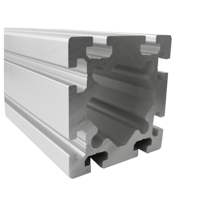 Profil en aluminium fonctionnel industriel de la ligne 100*100 millimètres de huit fentes