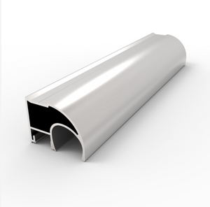 Profil expulsé par aluminium anodisé de rail de voie de support de mur de cadre de Cabinet de garde-robe